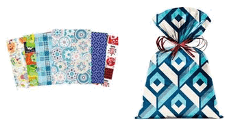 EMBALAGEM DECORADA/METALIZADO 10CMX14CM C/50