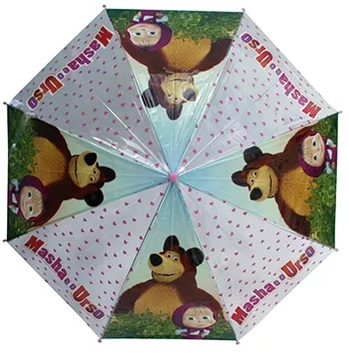 18467/BS94 SOMBRINHA TRANSPARENTE MASHA E O URSO