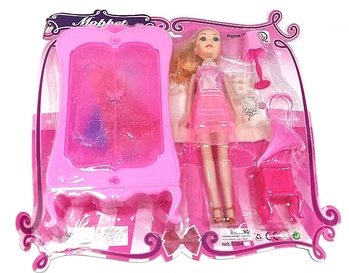 ASH-15.4010 BONECA C/ACESSORIOS