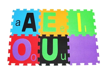 JD36 TAPETE TATAME VOGAIS C/09PCS 5MM