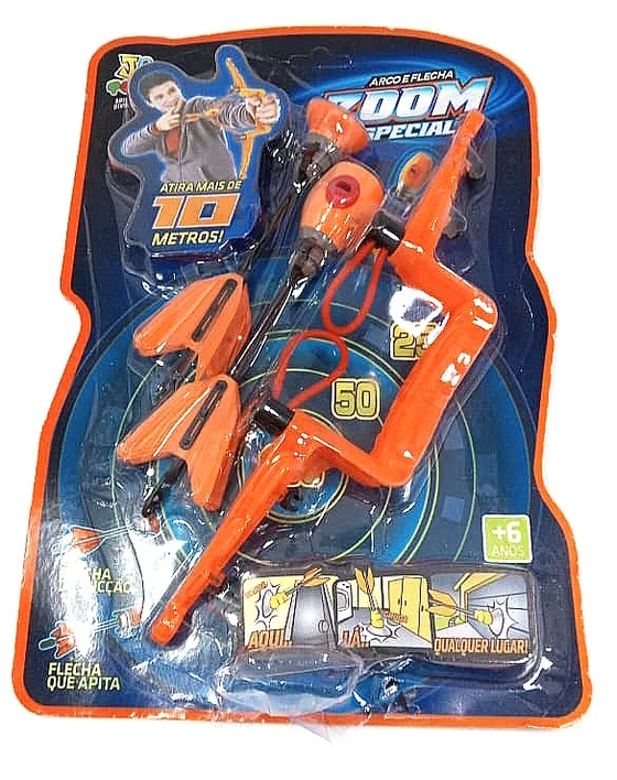 JR0507 ARCO E FLECHA DE PLAST C/ACESSORIOS