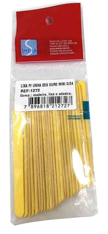 1272 LIXA UNHA ECO MINI C/24 OURO