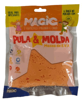 17338 MASSA DE MODELAR LARANJA