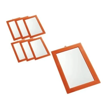 85 ESPELHO Nº14 PCT C/6 MOLD.LARANJA
