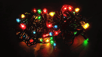 11008 MICRO LAMPADA C/100 COLORIDO FIO VERDE