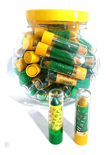 BATOM VERDE / AMARELO C/24