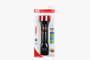 MAX-608 LANTERNA MANUAL RECARREGAVEL  7LED