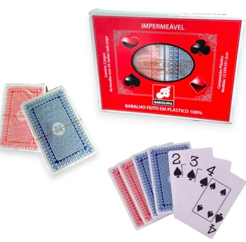 BAR-69087-16 CONJ C/2 JOGOS CARTAS