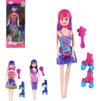 WB2978 BONECA BETTY PATINADORA C/ACESSOR
