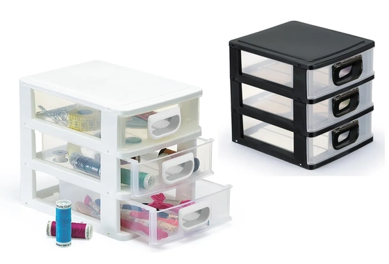 MP1210 MINI PORTA TUDO C/3 GAVETAS