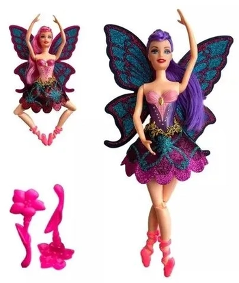 GK0137 BONECA FADA BAILARINA 30CM