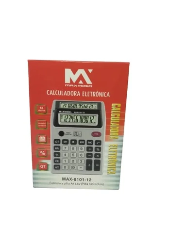 MAX-8101-12 CALCULADORA C/12DIG