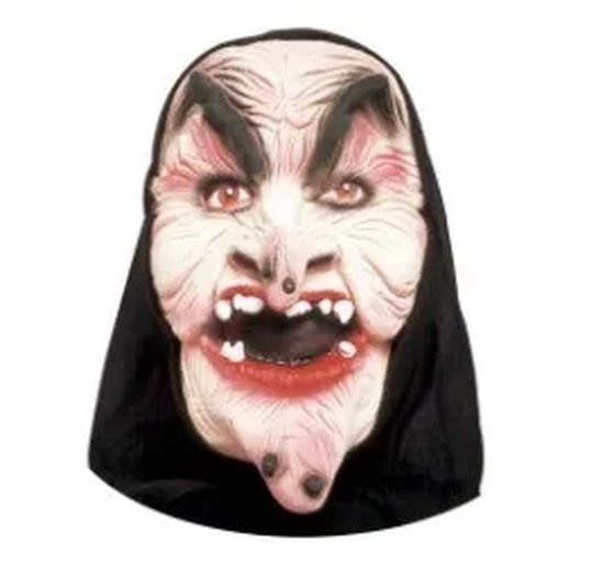 772 MASCARA LATEX C/CAPUZ BRUXA III