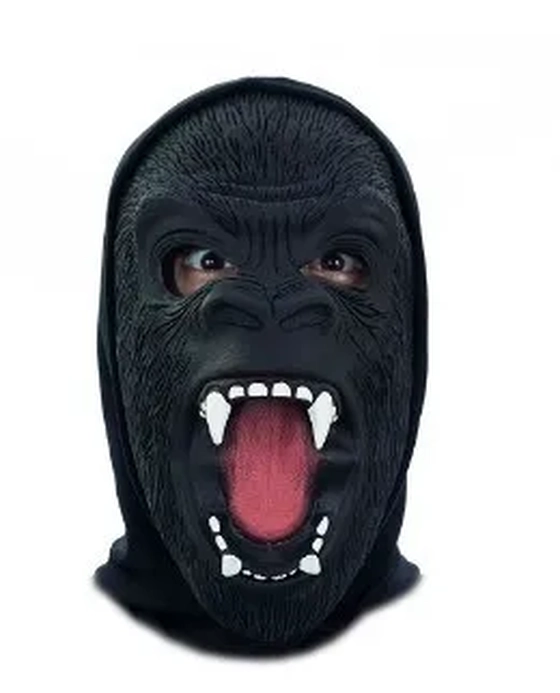10016 MASCARA LATEX C/CAPUZ GORILA II