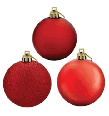 839681 BOLA DE NATAL LISA 8CM VERDE C/3