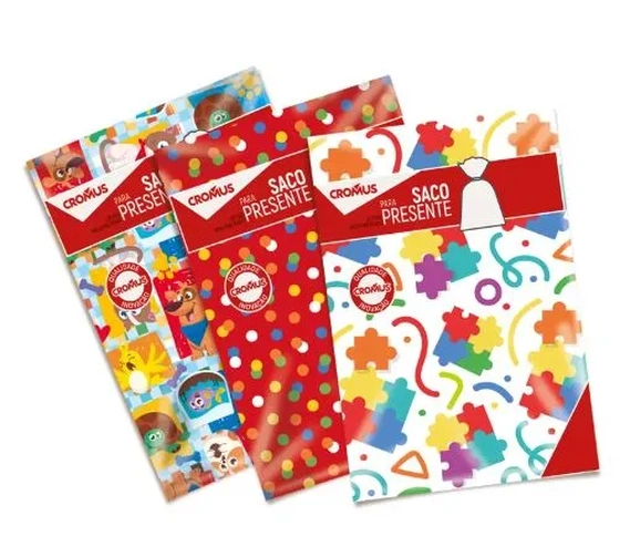 99590505 SACO P/PRESENTE METAL/PEROL 25X37 INFANTIL C/50