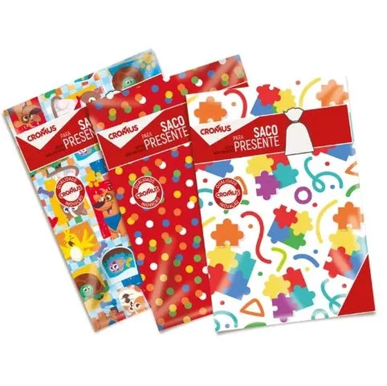 99590507 SACO P/PRESENTE METAL/PEROL 30X44 INFANTIL C/50