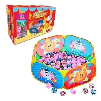 657 FANTASTICO CIRCO PISCINA DE BOLINHAS C/100 BOLAS
