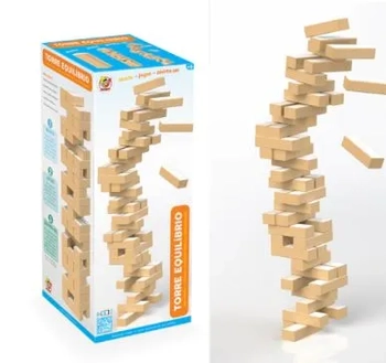 735 JOGO TORRE EQUILIBRIO EM MADEIRA