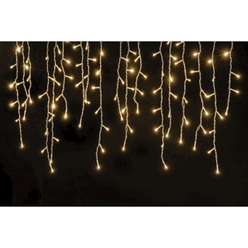 3004 CASCATA C/100 LED MORNO 8FUNCOES C/FIO BRANCO 127V