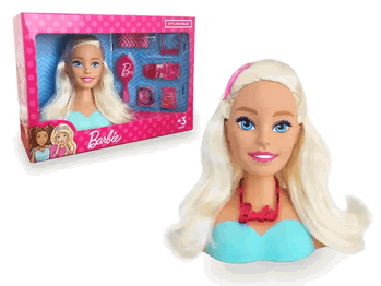1255 BB BUSTO BONECA BARBIE STYLING HAIR CORE