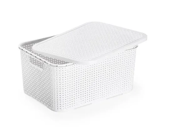 CR1825 MINI CAIXA RATAN 7L BRANCA