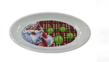 20109 TRAVESSA OVAL NATALINA EM MELAMINA 40CM