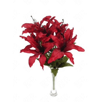 07978 BUQUE DE LIRIO X9 53CM