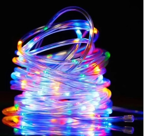 21017 MINI MANGUEIRA FIO ARAME C/200 LED COLORIDO 10M BIVOLT