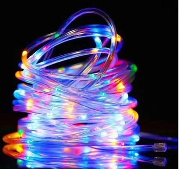 21017 MINI MANGUEIRA FIO ARAME C/200 LED COLORIDO 10M BIVOLT