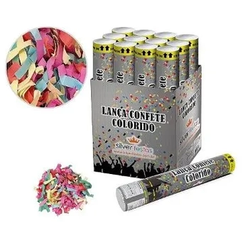 LCN001 LANCA CONFETE COLORIDO 30CM