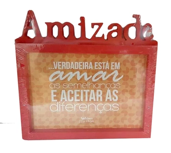 WX5581 PORTA RETRATO PLASTICO AMIZADE 15X20
