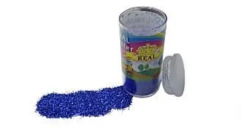 000849 POTE DE GLITTER PVC 20GRS AZUL ESCURO