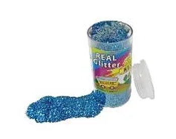 000848 POTE DE GLITTER PVC 20GRS AZUL CLARO