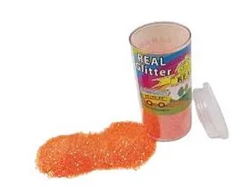 000855 POTE DE GLITTER PVC 20GRS LARANJA