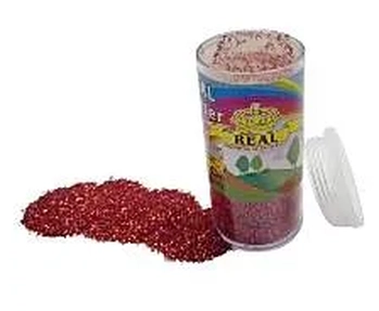 000847 POTE DE GLITTER PVC 20GRS VERMELHO
