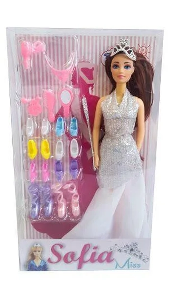 556940 BONECA SOFIA MISS C/ACESSORIOS