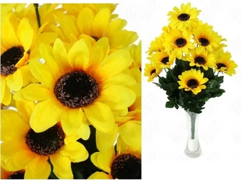 6407 BUQUE DE GIRASSOL X18 45CM