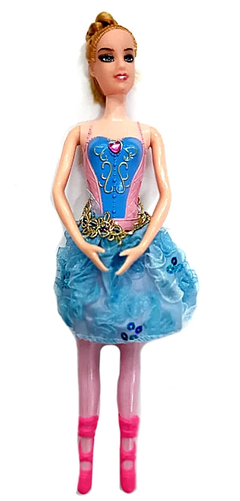 DOLL-17018 BONECA EM PLASTICO C/ACESSORIOS