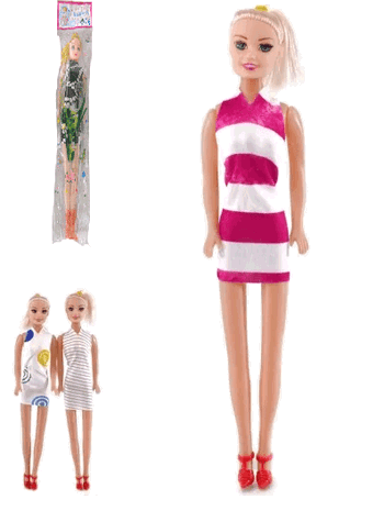 BA-01518 BONECA DE PLASTICO MAGRELA 25CM