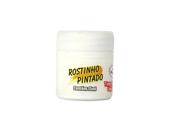 1001 TINTA FACIAL ROSTINHO PINTADO BRANCA 15ML