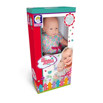 2199 BONECA SONHO AZUL BEBE 56CM