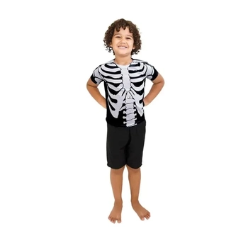 2390P FANTASIA ESQUELETO POP LUXO TAMANHO P