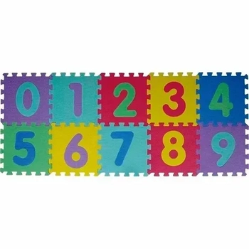 TT02B TAPETE TATAME NUMERAIS SIMPLES C/10PCS 5MM