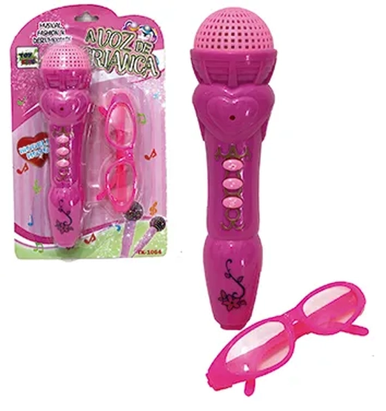 TK-1064 MICROFONE MUSICAL A PILHA C/ACESSORIOS