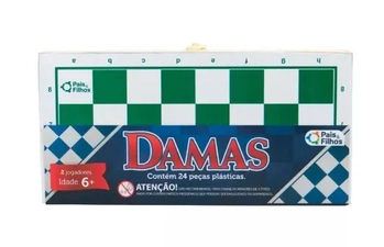 2209 JOGO DAMAS EM MADEIRA