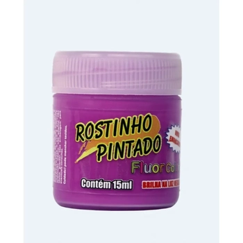 1011 TINTA FACIAL ROSTINHO PINTADO ROXA FLUOR 15ML