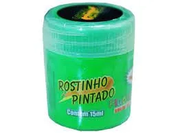 1013 TINTA FACIAL ROSTINHO PINTADO VERDE LIMAO 15ML