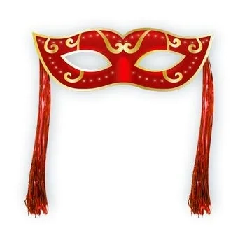 1209 MASCARA VERMELHA C/CHICOTE