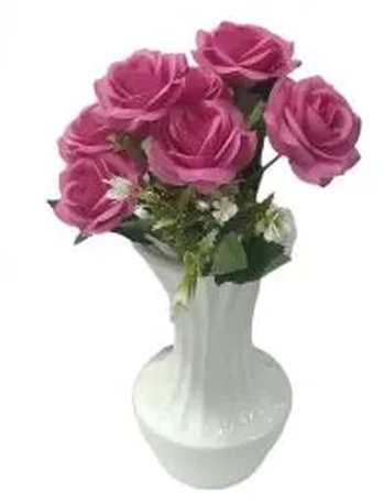 03291 MINI BUQUE DE BOTAO X7 33CM